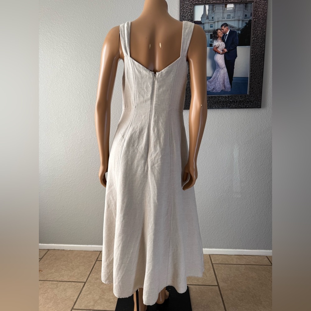 LOFT Cream Midi Dress - Picture 11 of 16